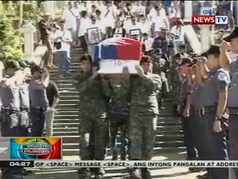 BP: Iba pang PNP-SAF na nasawi sa engkwentro sa Mamasapano, nailibing na