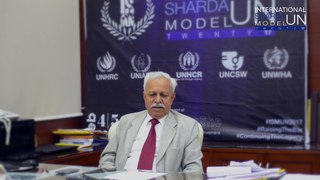 Vice-Chancellor of Sharda University Message for ISMUN
