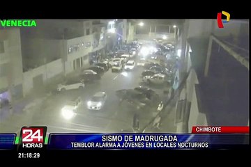 Varios sismos remecieron el interior del país esta madrugada