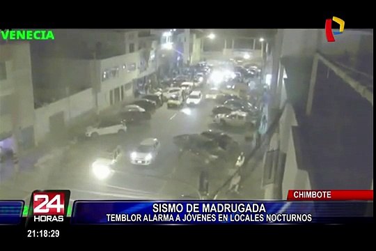 Varios sismos remecieron el interior del país esta madrugada