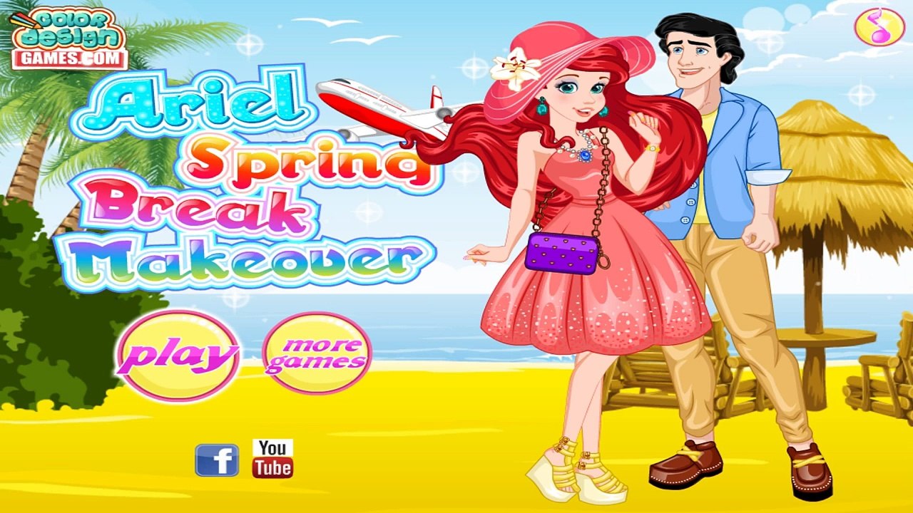 Ariel Spring Break Makeover - Best Game for Little Girls