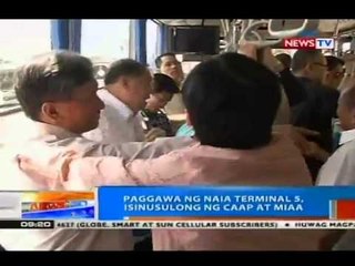 NTG: Paggawa ng NAIA terminal 5, isinusulong ng CAAP at MIAA