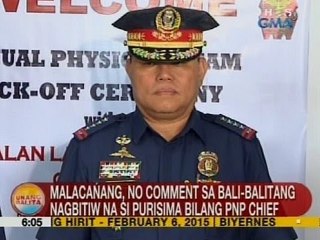 Malacañang, no comment sa bali-balitang nagbitiw na si Purisima bilang PNP Chief