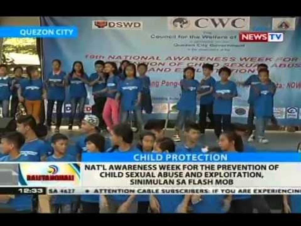 BT: Nat'l Awareness Week for the Prevention of Child Sexual Abuse and Expliotation, sinimulan na