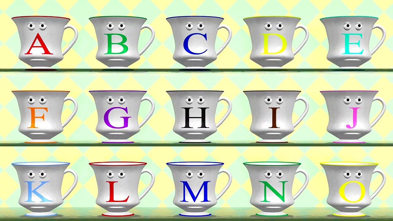 Alphabet Teapot & Teacups - Learn ABCs