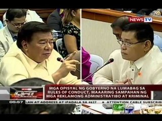 QRT: Mga opisyal ng gobyerno na lumalabag sa rules of conduct, maaring sampahan ng mga reklamo