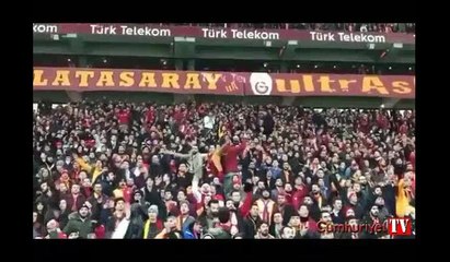 Galatasaray maçında "Yaşa Mustafa Kemal paşa yaşa" sesleri