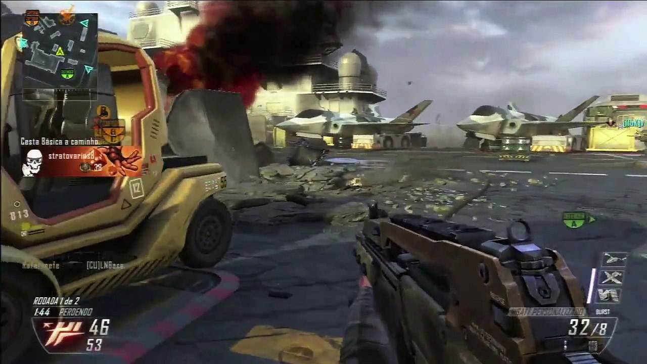 Black Ops 2 - Double VSAT  Warthog e VTOL mapa Carrier  jogando com CLANS (  Multiplayer PT-BR )