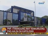 PNP, itinangging may namumuong pag-aalsa sa kapulisan