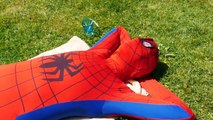 Spiderman & Skeleton PIZZA PRANK Funny Superheros Video