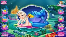 Disney Frozen ELSA mermaid dress games for kids | Frozen ELSA and ANNA songs