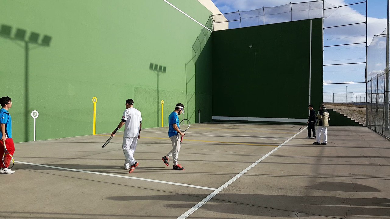 Frontenis 3ª división Rivas vs Getafe 1ª partida set 1