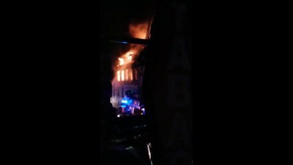 Doullens: salon de coiffure en feu