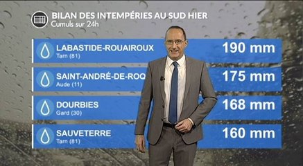 Intempéries dans le sud : un bilan impressionnant