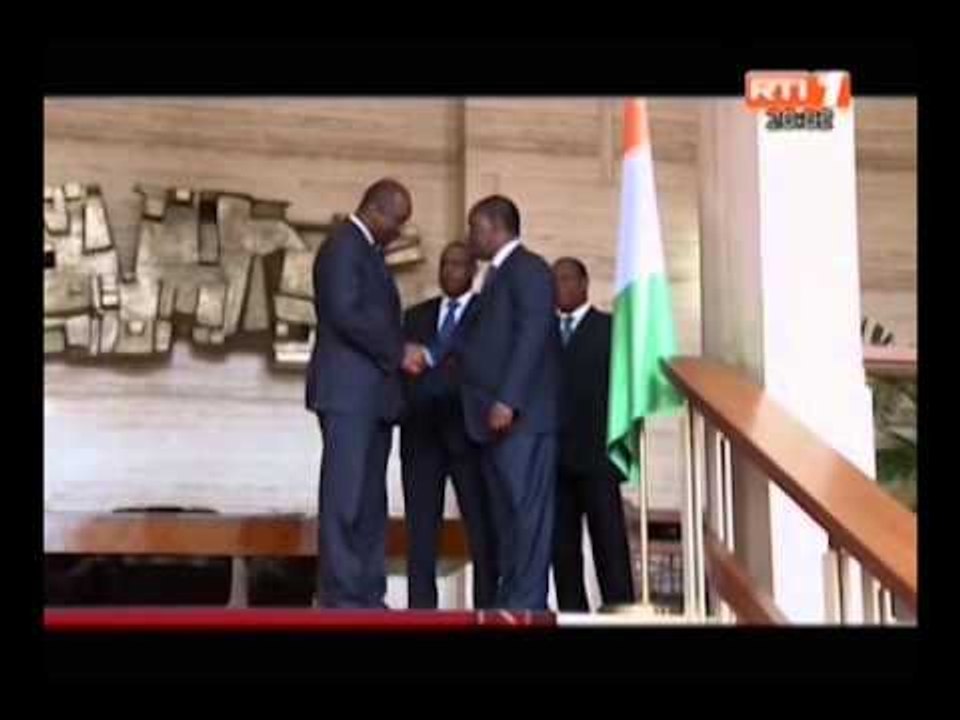 Le Ministre malien chargé des affaires etrangeres reçu par le chef de l'Etat ivoirien