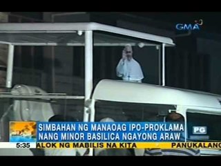 Manaoag church to be elevated to minor basilica | Unang Hirit