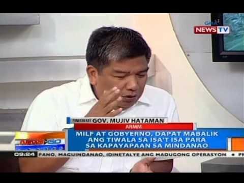 NTG: Panayam kay ARMM Gov. Mujiv Hataman