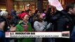 Protesters against Trump's immigration ban gather at major U.S. airports