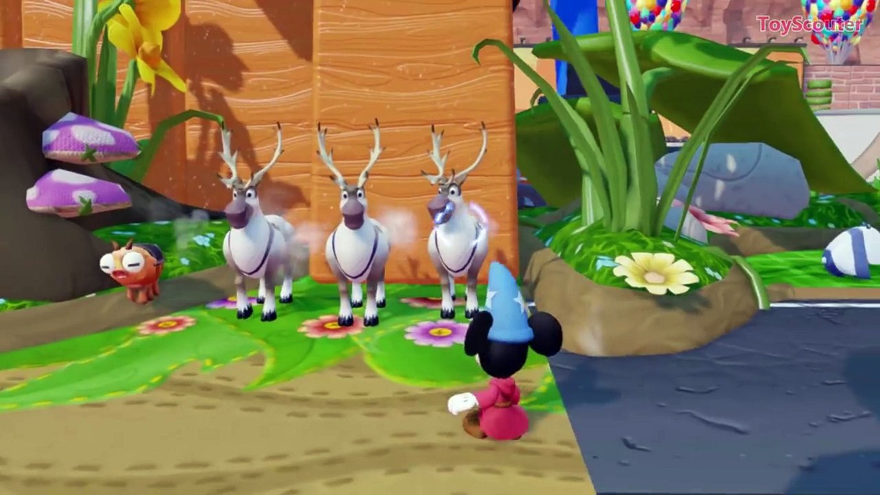 MICKEY MOUSE Playing On Slides and Driving Electric Mayhem Bus Khan + Nursery Rhymes!