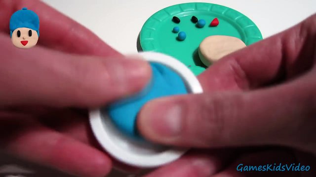 Play Doh Fun! Play Doh How to make Pocoyo with playdough