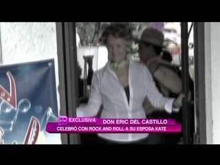 Eric del Castillo celebró con Rock and Roll a su esposa Kate