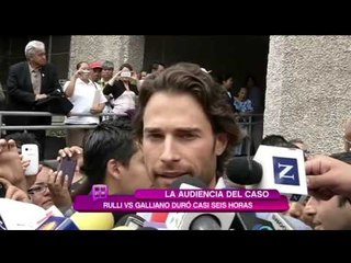 Sebastian Rulli y Cecilia Galliano 6 horas en tribunal