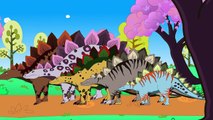 Сумасшедший Апатозавр против сумасшедших спинозавр Finger семья | семья палец песни