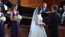 He was about to say Yes, I do. Then she sees something behind the bride and claims the marriage