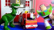 Fireman sam Episode buzzlight year Rex Disney Toys Pontypandy Fun Toy story