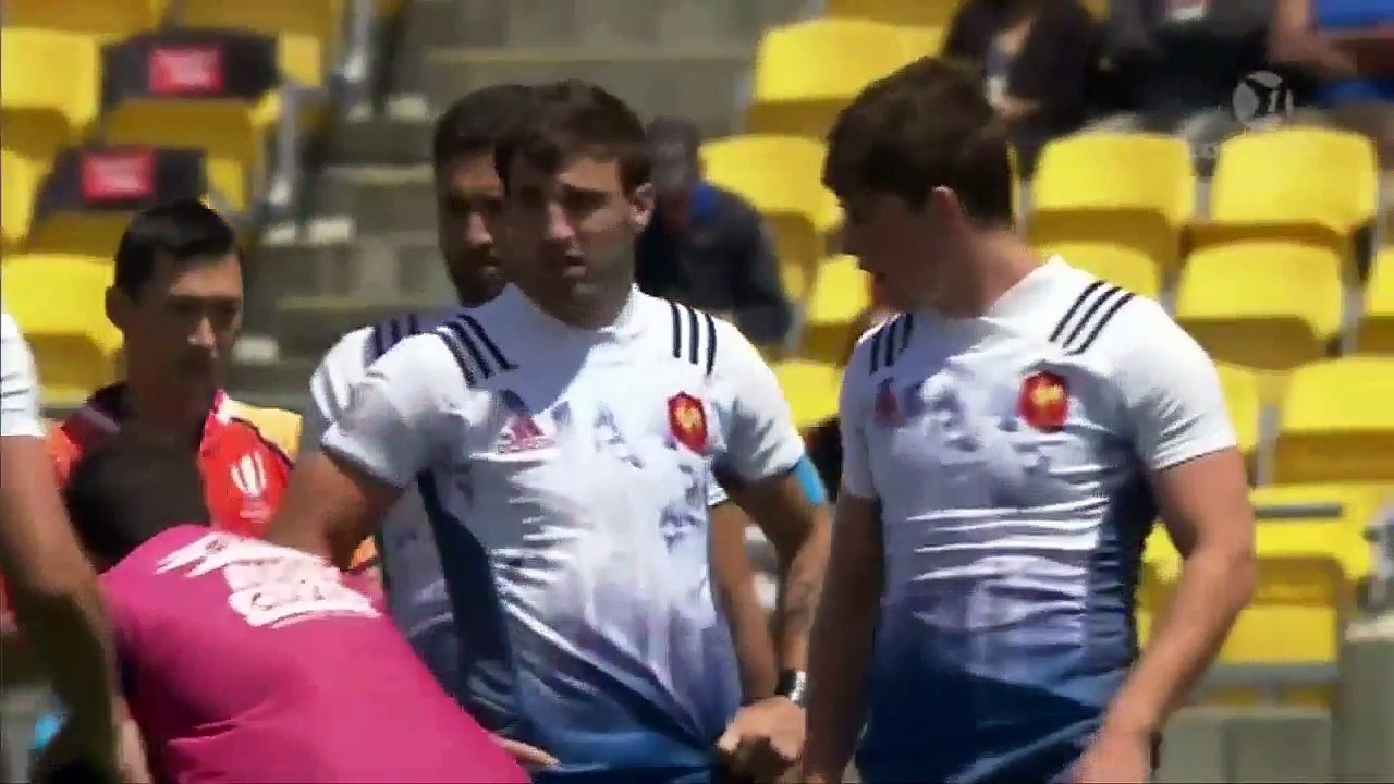 Wellington 7S. 2017 - 1/4 de finale. Afrique du Sud vs France
