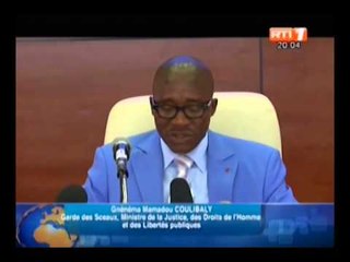 Droits de l'homme et justice: Le ministre Gnémema Coulibaly face à la Presse