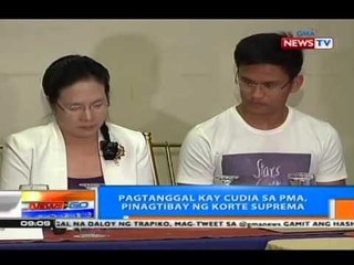 NTG: Pagtanggal kay Cudia sa PMA, pinagtibay ng SC