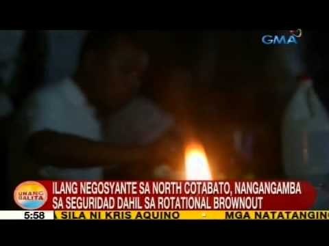 UB: Ilang negosyante sa North Cotabato, nangangamba sa seguridad dahil sa rotational brownout