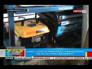 BP: Ilang lugar sa Mindanao, nakararanas ng rotational brownout