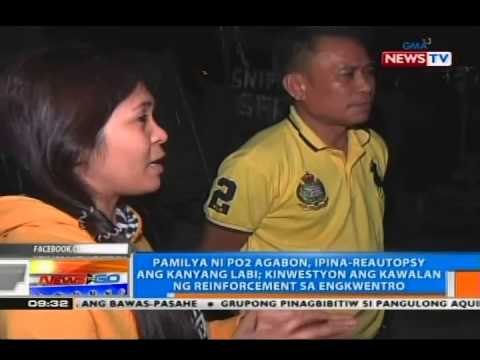 NTG: Pamilya ni PO2 Agabon, ipina-reautopsy ang kanyang labi