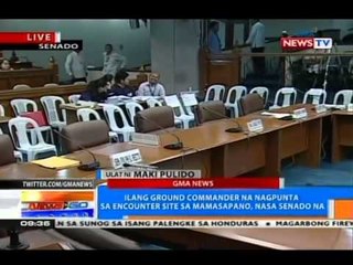 Pagdinig kaugnay ng Mamasapano clash, posibleng ipagpatuloy bukas kung hindi matapos ngayong Lunes