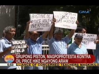 UB: Piston, magpoprotesta vs. oil price hike ngayong Lunes