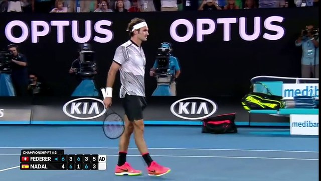 Roger Federer vs Rafael Nadal - Championship Point Australian Open Final 2017