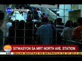 UB: Sitwasyon sa MRT North Avenue Station ngayong Miyerkules