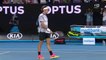 La balle de match de Roger Federer, vainqueur de la finale de l'Open d'Australie