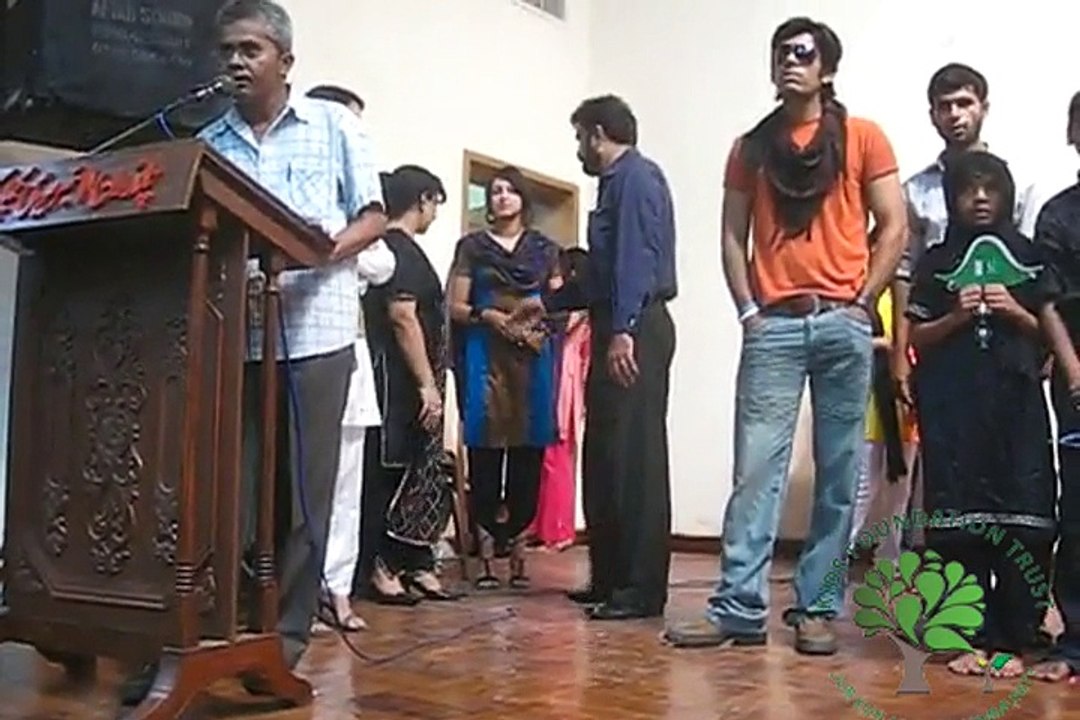 Founder Chairman KFT Seyyed Hafeez Hashmi Answering to the questions of Anchor Hadi Isalm at KFT Inuguartion Ceremony_x264