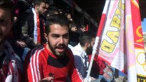 مشجعو كرة القدم في حلب يهتفون في المدينة للمرة الاولى منذ اعوام