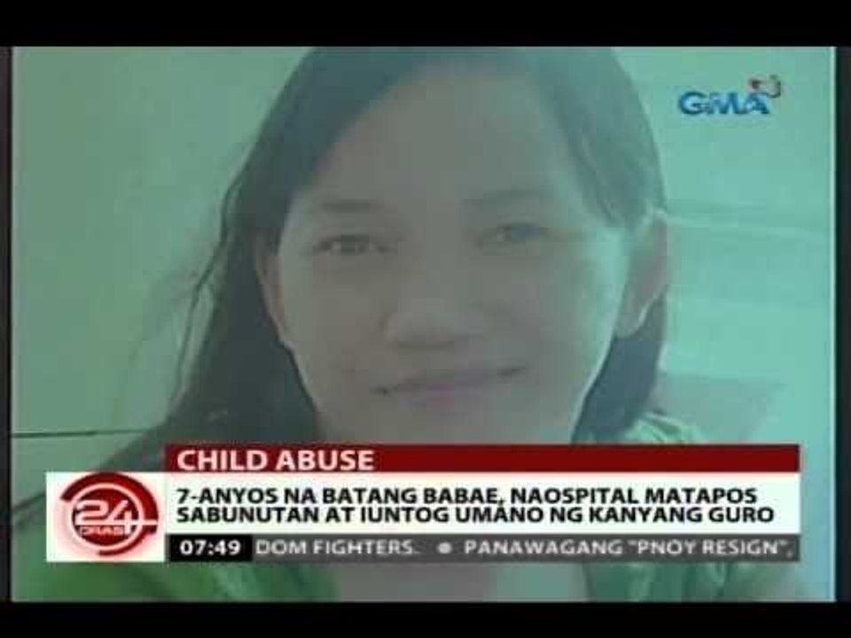 24 Oras: 7-anyos na batang babae, naospital matapos sabunutan at iuntog umano ng kanyang guro