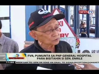 FVR, pumunta sa PNP General Hospital para bisitahin si Sen. Enrile