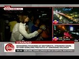 Maraming pasahero at motorista, stranded dahil sa kabi-kabilang protesta at isinarang kalsada