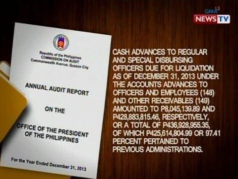 SONA: Paggastos ng Office of the President at Senado noong 2013, pinuna ng COA