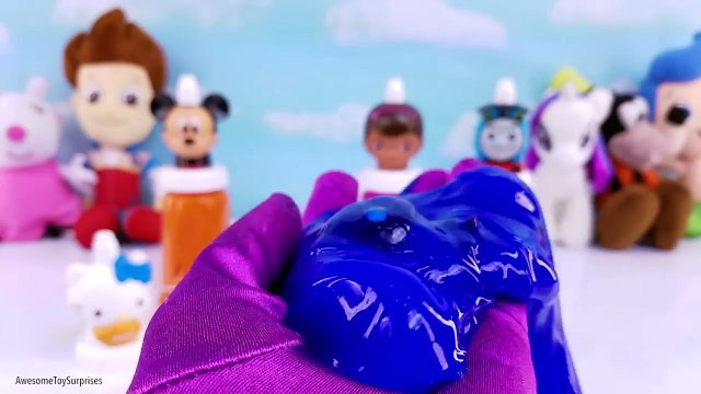 Learn Colors Thomas the Tank Doc McStuffins Mickey Mouse Learn Colors Clay Slime Toy Surprises