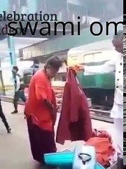 Swami om at railway station bigg boss 10