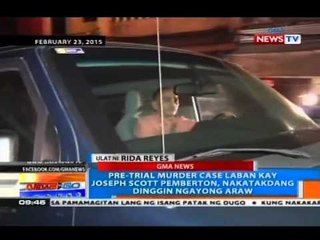 NTG: Pre-trial murder case vs. Pemberton, nakatakdang dingging ngayong Biyernes