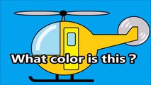 Learning Vehicles Colors for kids with helicopter Cartoon #8 - Public Transport vehicles Videos